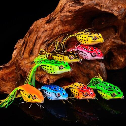 POETRYYI New Minnow Frog Soft Baits Shad Fish Lure Jigging Fishing Lure Artificial Silica gel Soft Bait Wobbler Crankbait Luya