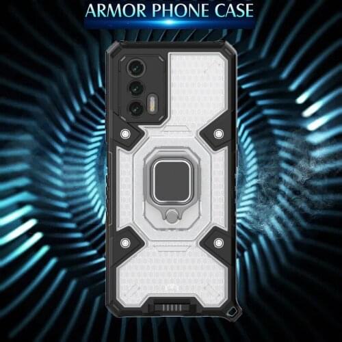ShockProof Ring Case Coque For OPPO Realme GT 8 Pro Find X3 KIckStand Transparent Armor Case Back Cover For Realme 8 Pro GT