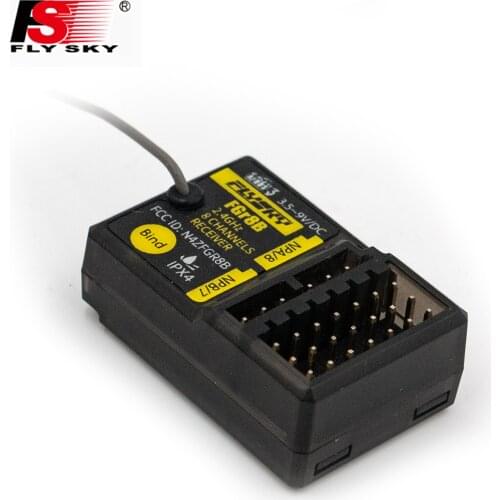 FLYSKY FGR8B 2.4GHz 8CH Receiver PWM/ PPM/ i-bus Output for AFHDS3 Transmitters RF Modules PL18/ NB4 /NB4 Lite/ FRM302 RC Car