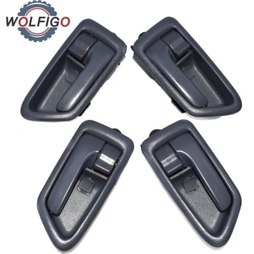 WOLFIGO Gray Front Rear Left Right Inside Door Handle For Toyota Camry 1997-2001 69206-AA010 69206AA010 69205AA010 69205-AA010