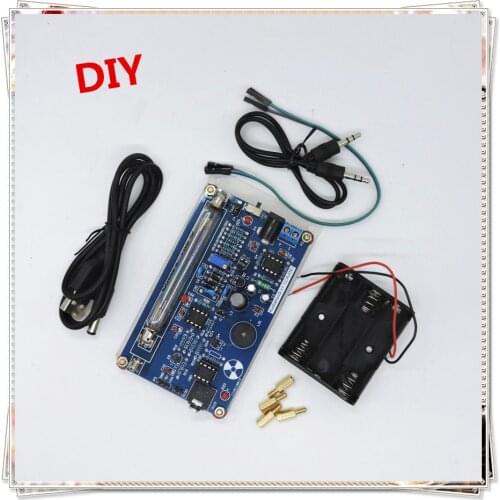 Assembled DIY Geiger Counter Kit Nuclear Radiation Detector Beta Gamma Ray Build Radiation Monitoring Station