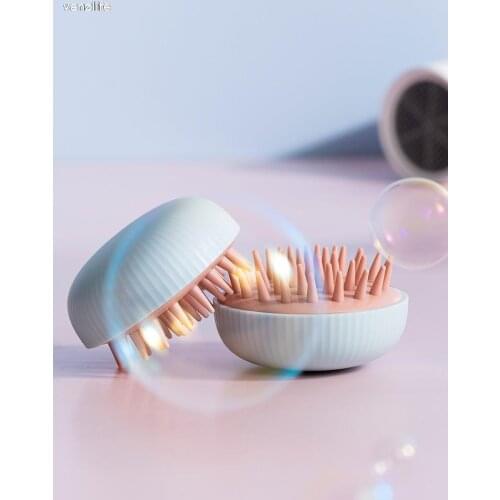 Shampoo Brush Artifact Brush Adult Massage Brush Hair Washing Comb Scalp Head Silicone Anti-Itching Head Scratching Tool