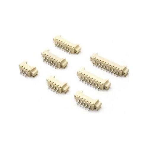 1.25 2/3/4/5/6/7/8/9/10/11/12 Pin 1.25mm Pitch Right Angle SMT SMD Male Pin Header Connector Pin Connectors Adaptor Resistor