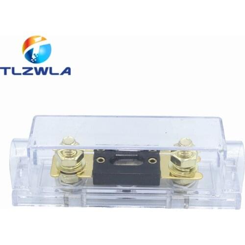 1set ANL fuse holder Bolt-on Fuse Automotive Fuse Holders Fusible Link with fuse 30A 50A 60A 70A 80A 100A 125A 175A 200A 250A