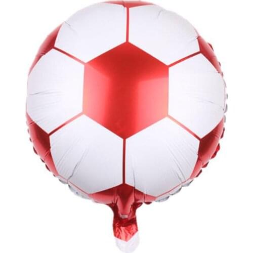 10pcs 18inch world cup Football balloon Helium balloons Birthday Baby Shower Childrens Day Bar Decoration Sport Party Suppli