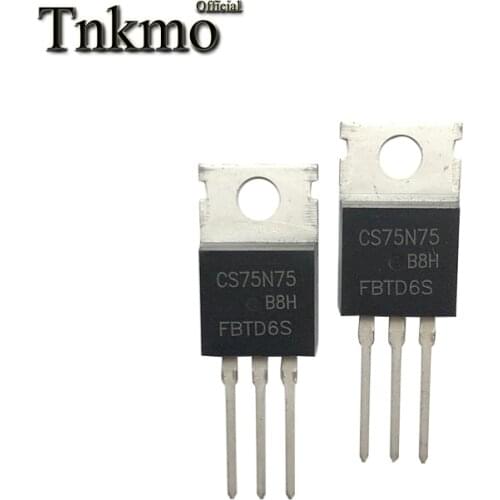 10PCS 20PCS CS75N75B8H TO-220 CS75N75 TO220 75 N-channel 75V75A MOS FET New and original