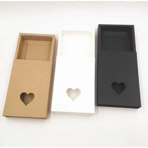 10pcs Nice Drawer Kraft Box Merry Christmas Happy Birthday Love Gift Packaging Box Festival Party Decoration Wrapping Craft Pape