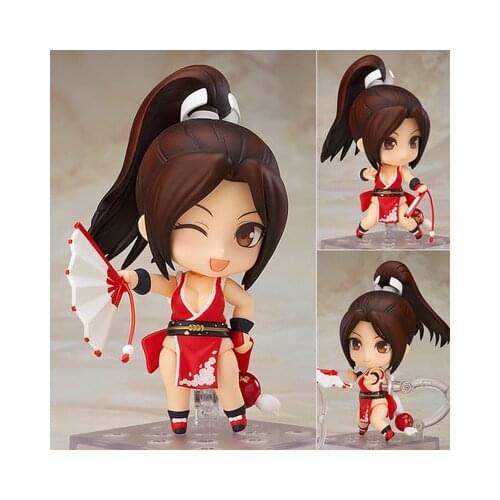 Anime Mai Shiranui KOF Q Version Clay 684# PVC Action Figures Toy Collection Model Gift 11cm