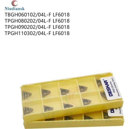 CNC TBGH060102 TBGH060104 TPGH080202 TPGH080204 TPGH090202 TPGH090204 TPGH110302 TPGH110304L-F LF6018 carbide CNC turning insert