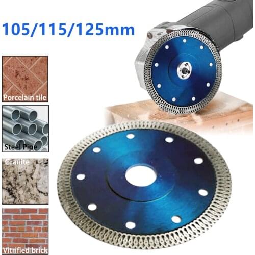 Turbo Diamond Saw Blade Disc Porcelain Tile Ceramic Granite Marble Cutting Blades For Angle Grinder Diamond Saw Blade