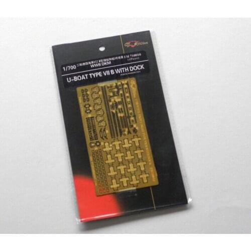 Flyhawk 710010 1/700 German Submarine U-48 and Dock Photo-Etching Parts Great