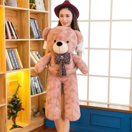 Giant Teddy Bear Plush Toys Soft Bears Toy Lovers Tie Gifts Ted Dolls with Tie Kawaii Teddy Bears Stuffed Plush Teddy-Bear DJD07