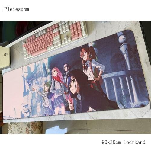 Darling in the franxx mouse pad 800x300x4mm mats 3d Computer mouse mat gaming accessories Halloween Gift mousepad games pc gamer