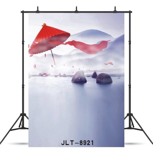 Sea Red Umbrella Stone Vinyl Photographic Background For Photo Shoot Props Wedding Children Kids Baby Photo Backdrop Photocall
