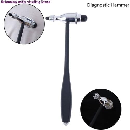 Multifunctional Neurological Buck Hammer Percussor Diagnostic Reflex Percussion Dual Head Percussion Hammer Medical Tool Kit