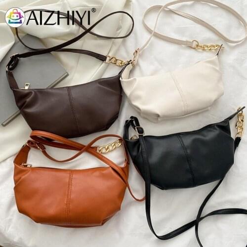 Fashion Women PU Leather Pure Color Shoulder Crossbody Messenger Bag Casual Ladies Chain Handbags Purse