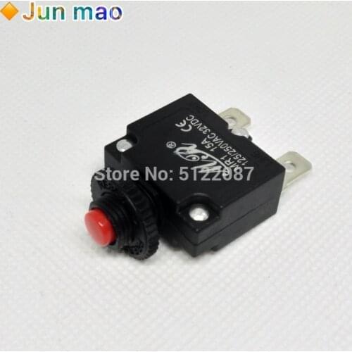 MR1 2A 3A 5A 6A 7A 8A 10A 15A 20A Circuit Breaker Overload Protector Switch Fuse Overload Overcurrent ST-1 Reset Insurance WP-01