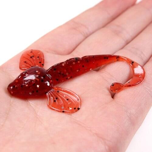 OBSESSION 6pcs/bag Soft Wobblers Worm Baits Jigs 100mm 5gSilicone Saltwater Crantbait Fishing Bass Lure Isca Artificial Swimbait