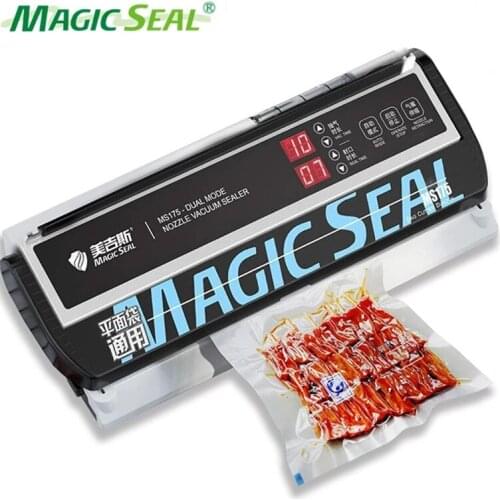 Hand Self Integrated Vacuum Packaging Machine Air Extraction Sealing Small Food Preservation Flat Bag Machine With Bag Cutter