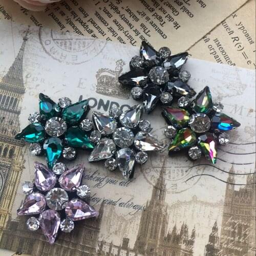 Hand sewing clothing rhinestone beaded clothing star cloth stickers DIY shoe bag T-shirt sweater jewelry brooch material patch