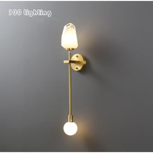 Modern G9 LED Wall Lamp Ice Cube Parlor Corridor Wall Sconce Hotel Room Dining Room Lighting Fixtures Gold 110/220V Loft Deco