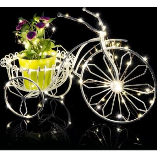 10pcs/lot CR2032 Cell Battery Operated 2m 20LED LED String Light Waterproof Led Fairy Christmas PartyWedding Light