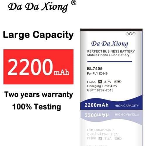 2200mAh BL7405 Mobile Phone Battery for Fly IQ449 IQ 449 Replacement Phone Batteries