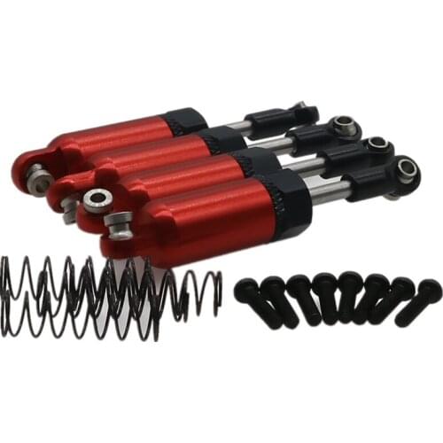 4 Pieces CNC RC Cars Inner Spring Shock Absorber For RC Hobby Model Car 1/18 Wltoys A959 A969 A979 Upgrade Parts