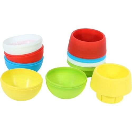 5pcs Round Plastic Plant Flower Succulents Pot Vase Container Boxes Garden Decor