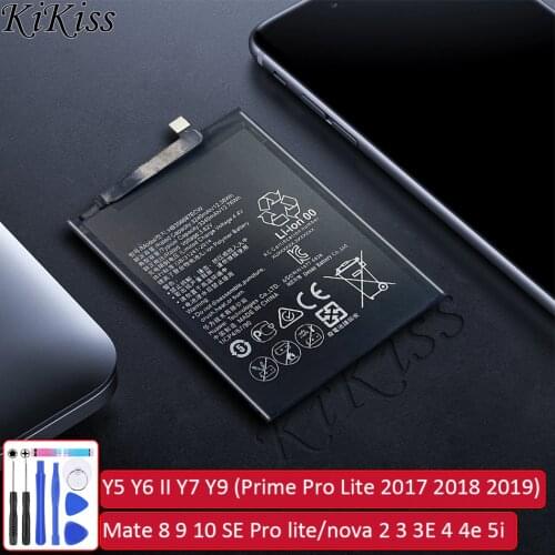 Battery for huawei Y5 Y6 Y6 II Y7 Y9 (Prime Pro Lite 2017 2018 2019)/Mate 8 9 10 SE Pro lite/nova 2 3 3E 4/nova Lite Y6II nova3e
