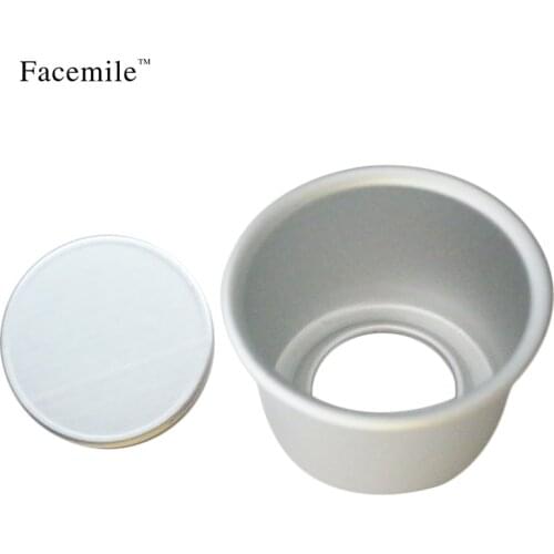 Aluminum Round Cupcake Pan Chiffon Cake Pudding Mold Baking Mould with Removable Bottom Cake Tools