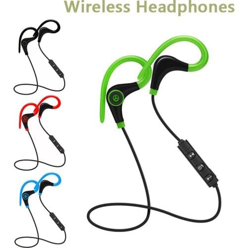 Bluetooth-compatible Sport Earphone Wireless Headphones Handfree Headset Phone Neckband Earbuds Earphone With Mic For IPhone