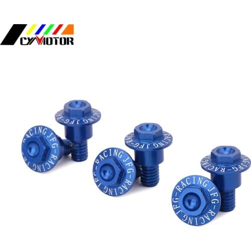 Motocycle Fork Guard Screw Bolt For YAMAHA YZ125 YZ250 YZ250F YZ450F YZ125X YZ250X YZ250FX YZ450FX YZ 125 250 450 F X FX