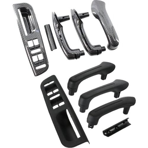 Car Interior Door Grab Handle Cover Switch Bezel Set for VW Jetta Golf MK4 1999-2004