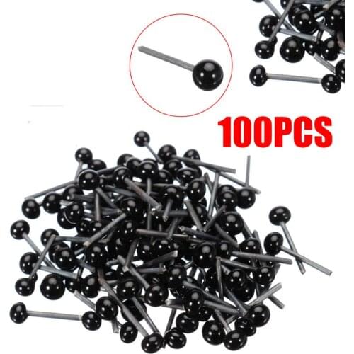 100pcs/set New Glass Eyes 2mm/3mm/4mm Needle Felting Animals Bears Rabbit Dog Dolls Animal Eyes for DIY Dolls Toy Accessories