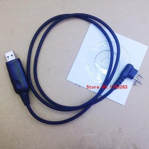Honghuismart USB Programming Cable with CD Driver for HYT TC500,TC500S,TC610,TC510,TC620 TC700 etc walkie talkei 2 pins