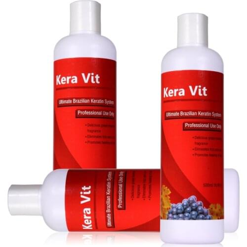 Keravit Best Straightening Hair Product Brazilian Keratin Free Formaldehyde 3pcs/lot Hair Treatment For Beauty Smooth Shiny Hair