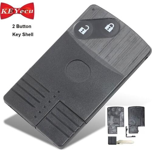 KEYECU for Mazda 5 6 CX-7 CX-9 MX-5 Miata RX-8 Remote Control Car Key Shell Case Fob Cover Housing