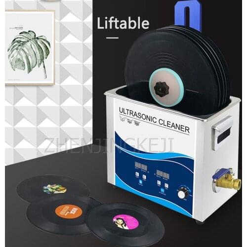 Digital Display Commercial Ultrasonic Cleaner Ultrasonic Vinyl Record Cleaning Machine Home Record Multifunction Cleaning Machin