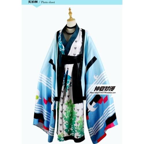The Popular Game Yin and Yang division SSR Cosplay Costume Awakening ICHIMOKU REN Kimono Unisex Full Sets A
