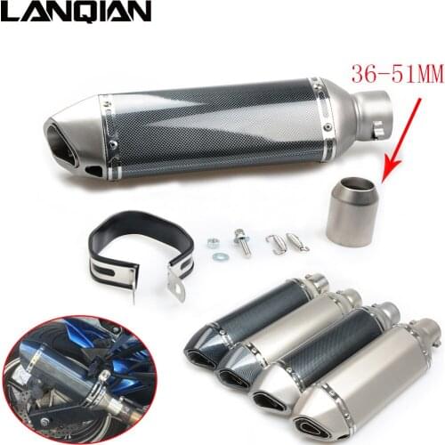 LANQIAN Exhaust Pipes And Mufflers For Motorcycles