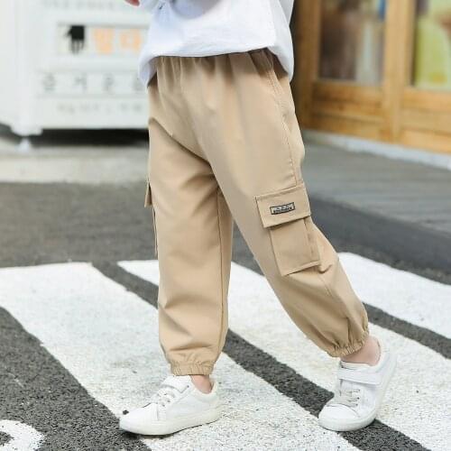 Summer Thin 1-7 Years Boys Pants Fashion Kids Cargo Pants Baby Girls Trousers Infantil Casual Pants Baby Boys Clothes