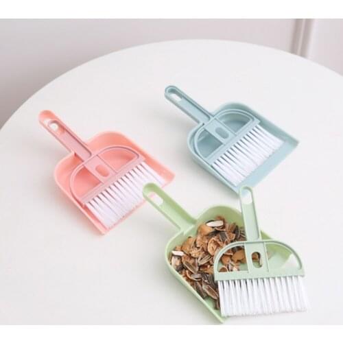 Mini Home Cleaning Brush Small Broom Set Desktop Sweeper Garbage Cleaning Shovel Table Household Cleaning Tools