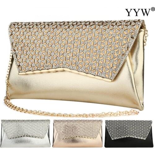 Luxury Leather Women Clutch Bag With Sequined Vintage Evening Bag Exquisite For Ladies Party Wedding Purse Small Wallet Handbag