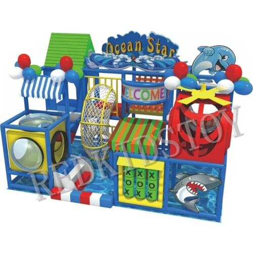 CE Approved Premium Quality Sea World Themed Indoor Play Maze IP-SW01