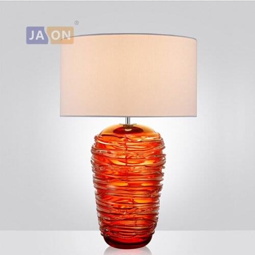 Led e27 Nordic Glass Fabric Iron LED Lamp.LED Light.Table Light.Table Lamp.Desk Lamp.LED Desk Lamp For Bedroom