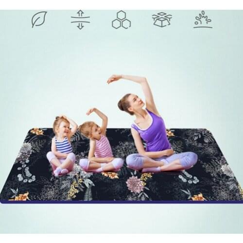 10MM Extra Thick 183cmX61cm High Quality Non-slip Printed Yoga Mats For Fitness Gym Exercise Pads