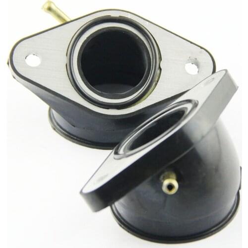 2Pcs Motorcycle Carburettor Interface Adapter Intake Manifold For Yamaha XV400 Virago 400 XV500 500 XV500S XV535 2GV-13586-01