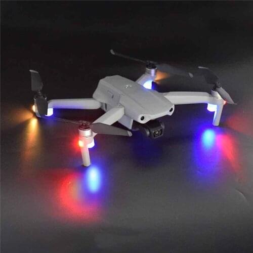 4PCS Universal Night Flight Light With Battery for DJI Mavic Air 2/Mavic Mini/Mavic Pro/Spark/Mavic Air 1/Mavic 2 Pro Zoom Drone