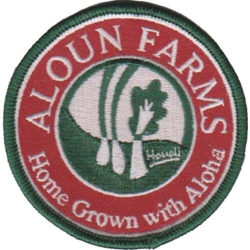 Aloun Farms Embroidered Patches Made by Twill with Merrow Border and Iron On Backing Customized MOQ50pcs free shipping